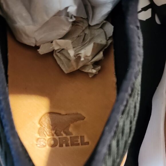 Sorel Men's Black and Tan Slip-On Sneakers - Picture 5 of 8